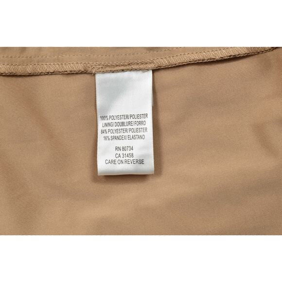 BCBGMAXAZRIA Black Mesh & Nude Pleated Mini Dress Regular Size 6 - Picture 8 of 8